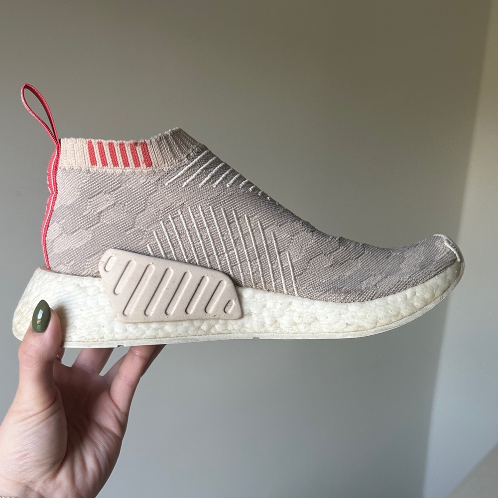 Adidas NMD CS2 linen slip on sneaker